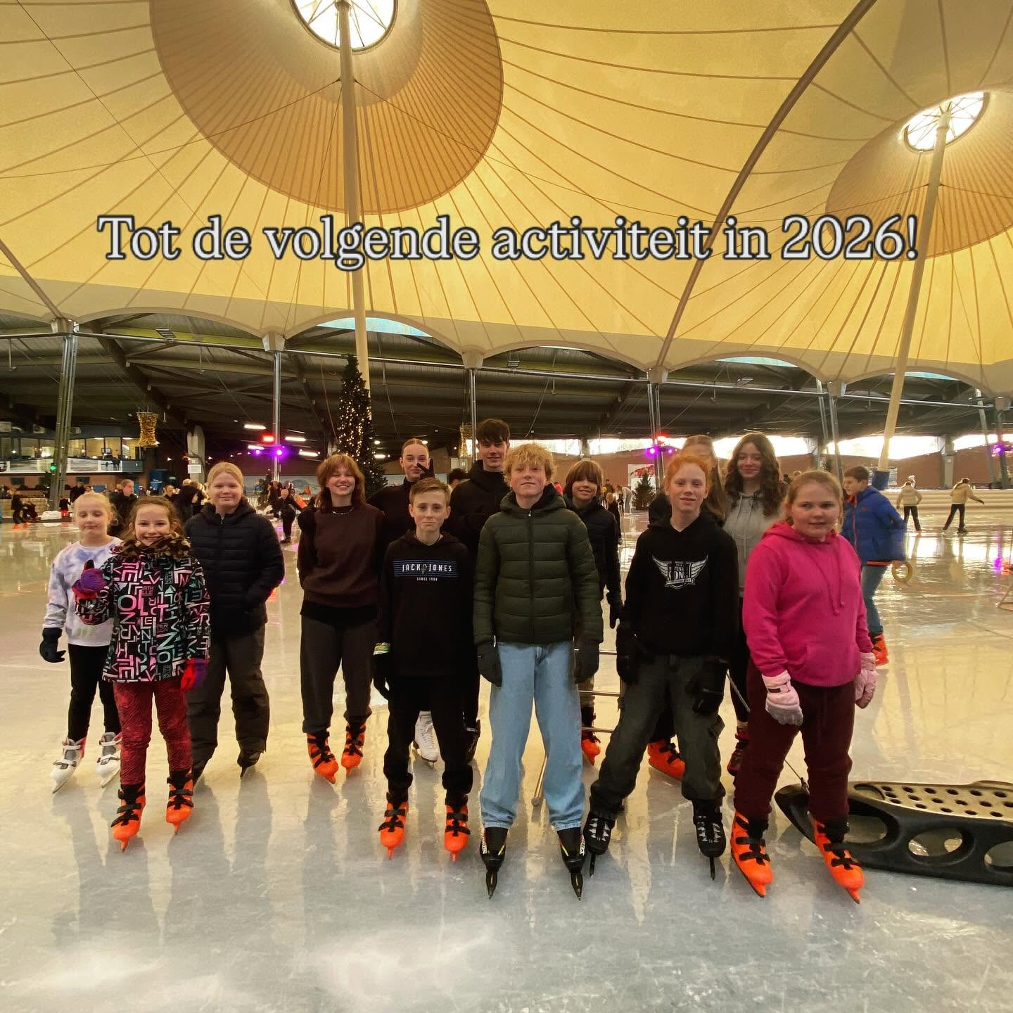 Schaatsuitje met de jeugd